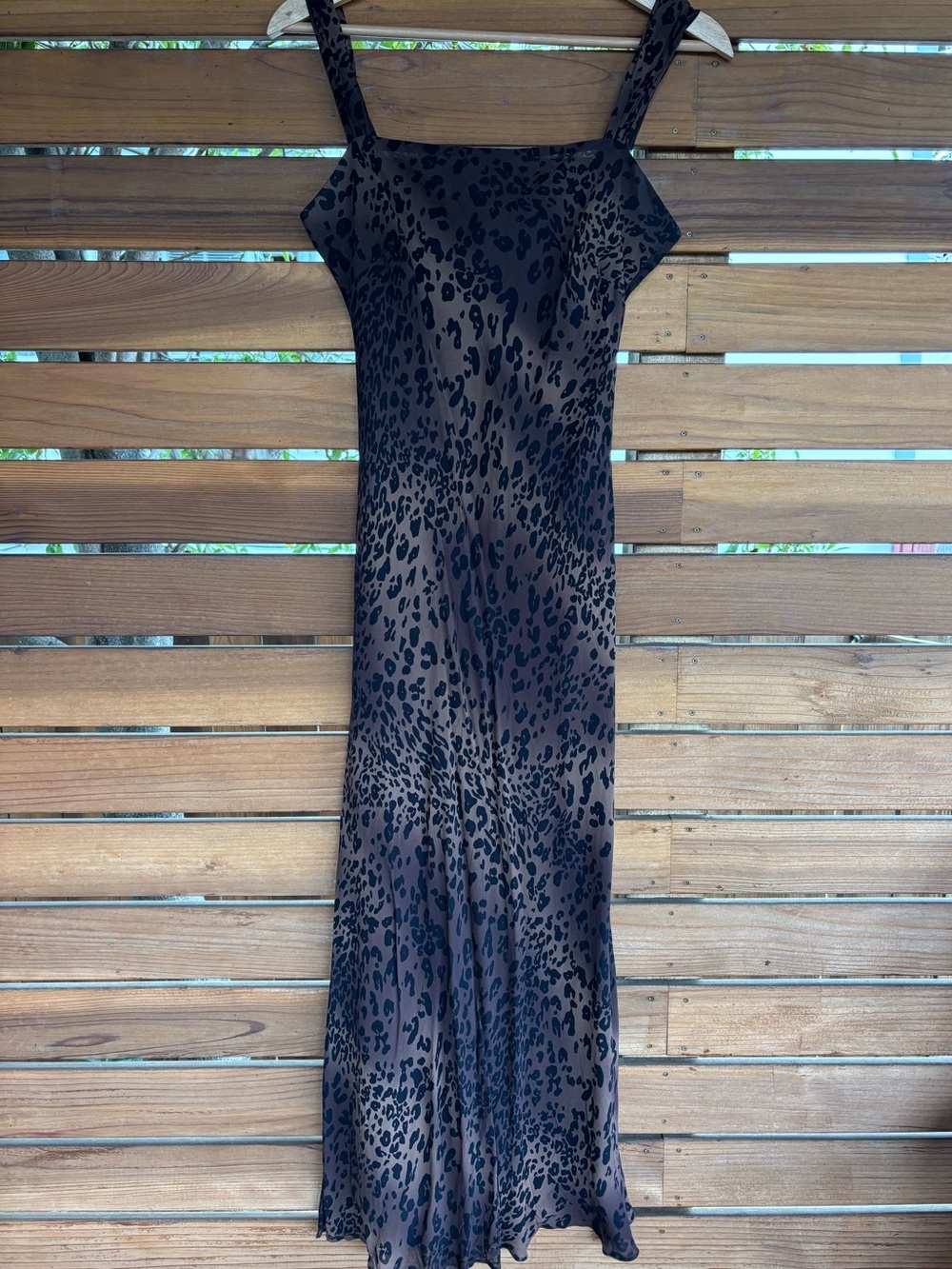 Leopard Vintage 90s Evan Picone Maxi Dress